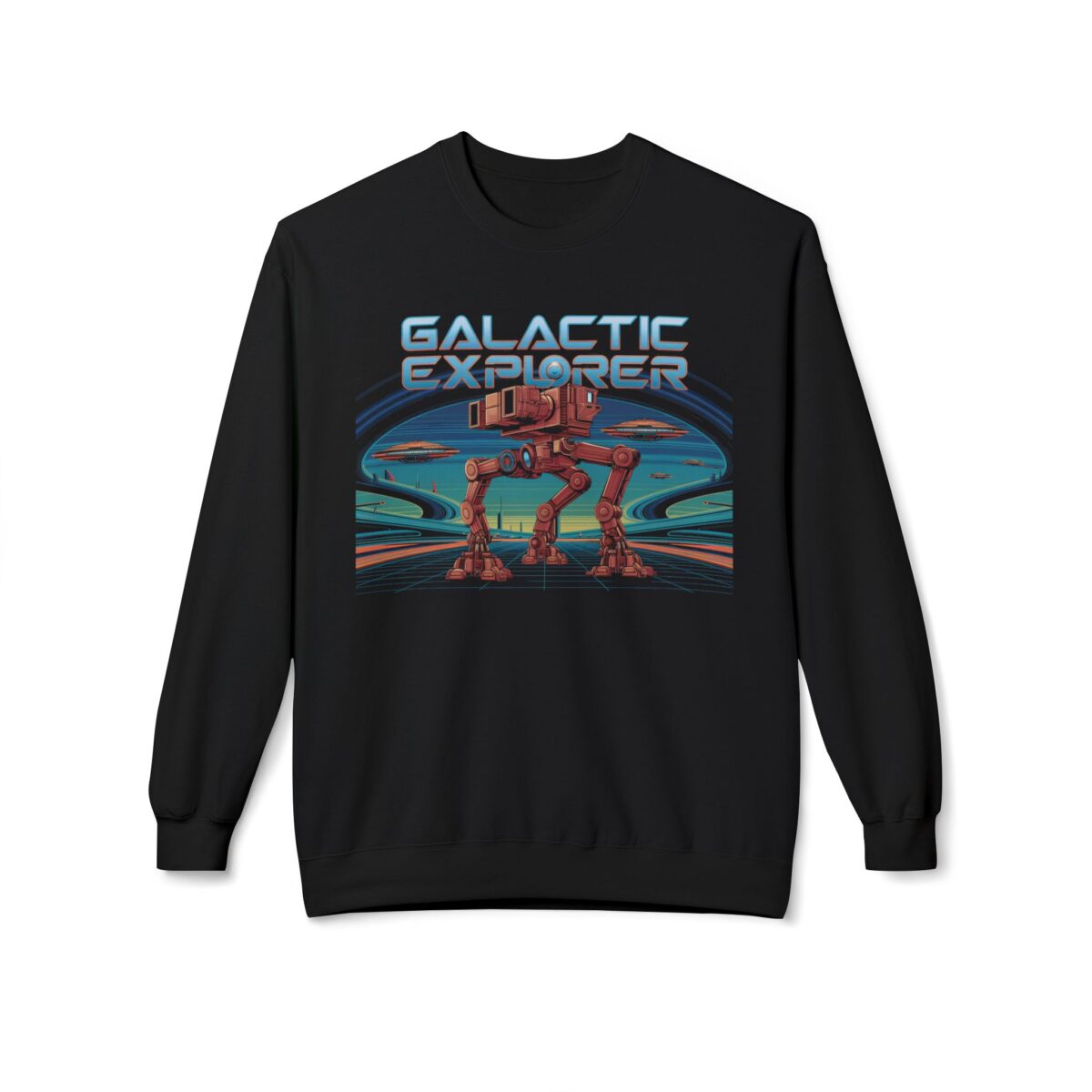 Galactic explorer Unisex Midweight Softstyle Fleece Crewneck Sweatshirt