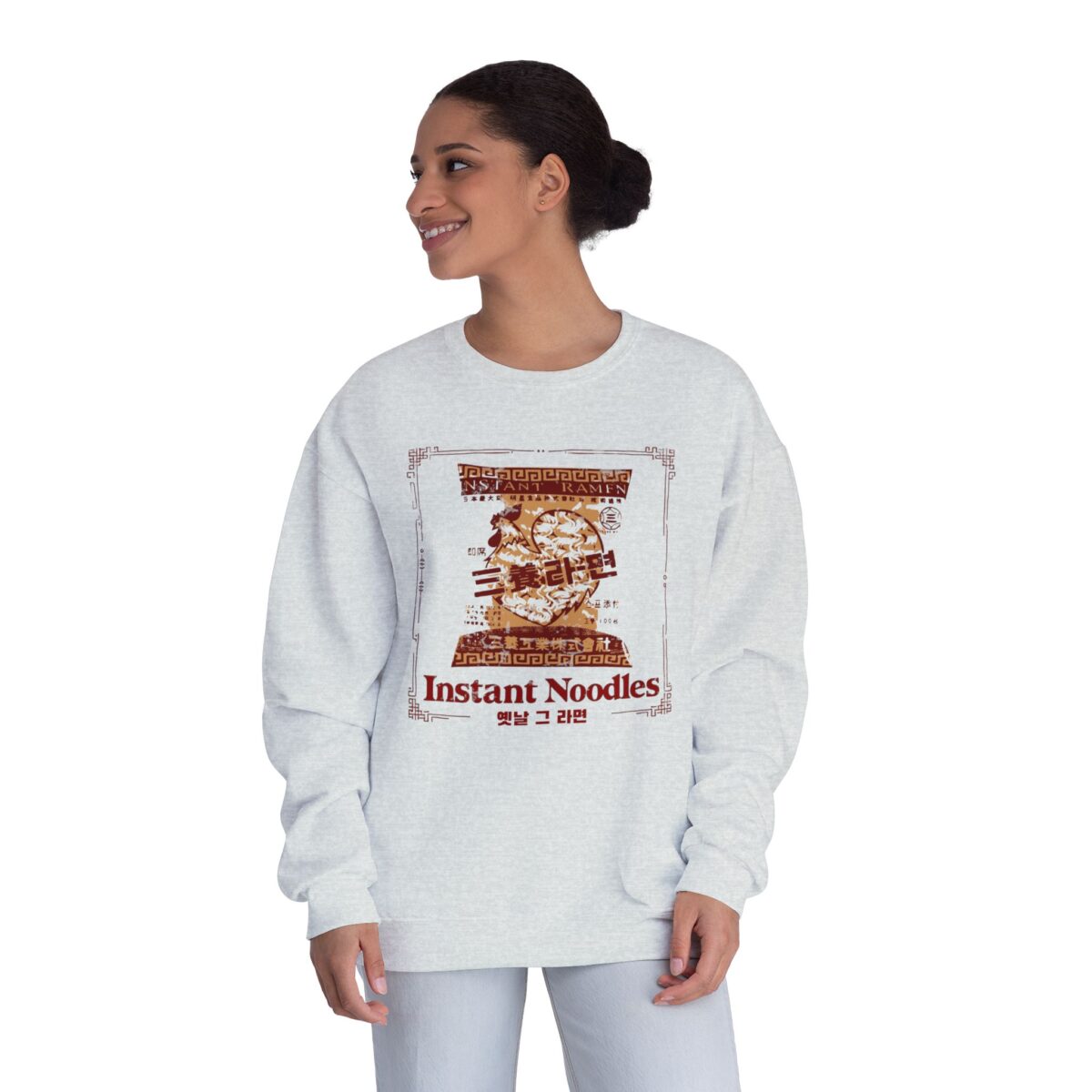 Korean first instant noodle Unisex NuBlend® Crewneck Sweatshirt - Image 12