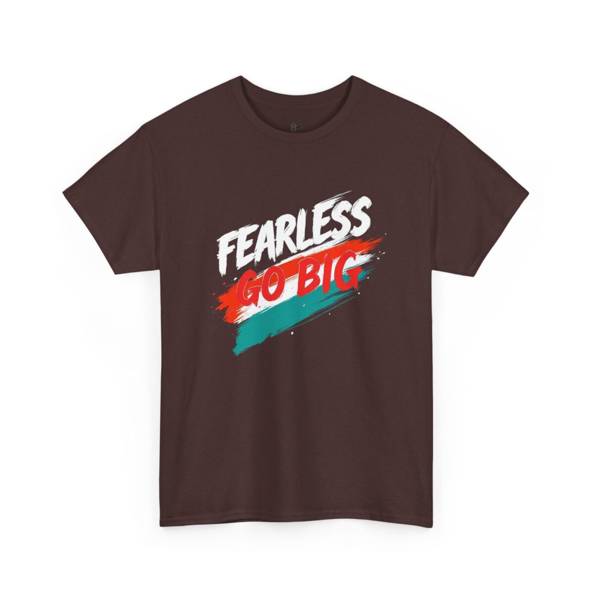 Fearless go big Unisex Heavy Cotton Tee - Image 3