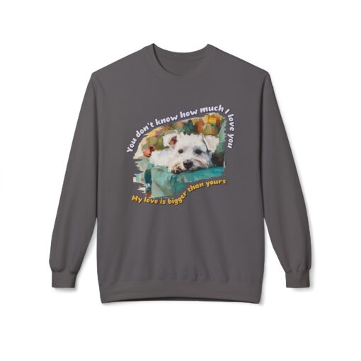 My love is bigger than yours Unisex Midweight Softstyle Fleece Crewneck Sweatshirt - Image 33