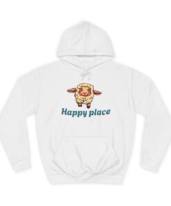 Happy place Unisex College Hoodie