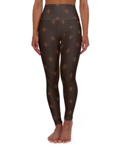 Autumn Argyle High Waisted Yoga Leggings (AOP)