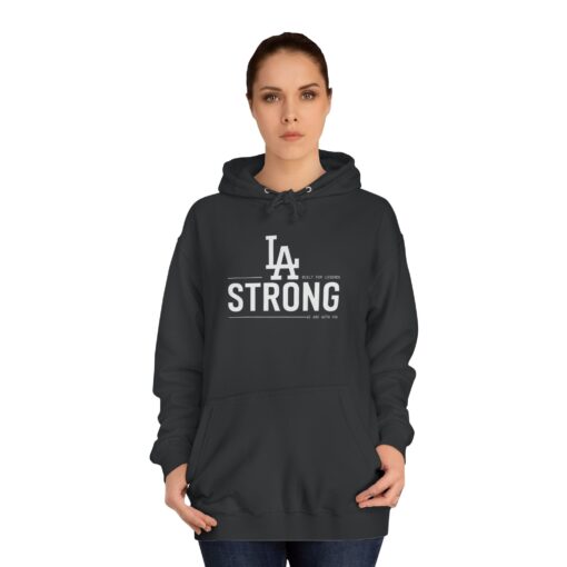 LA STRONG Unisex College Hoodie - Image 8