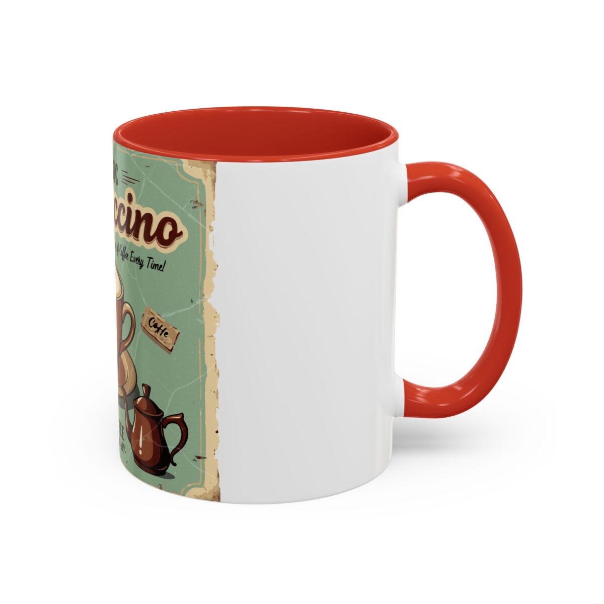 Classic Cappuccino Accent Coffee Mug (11, 15oz) - Image 14