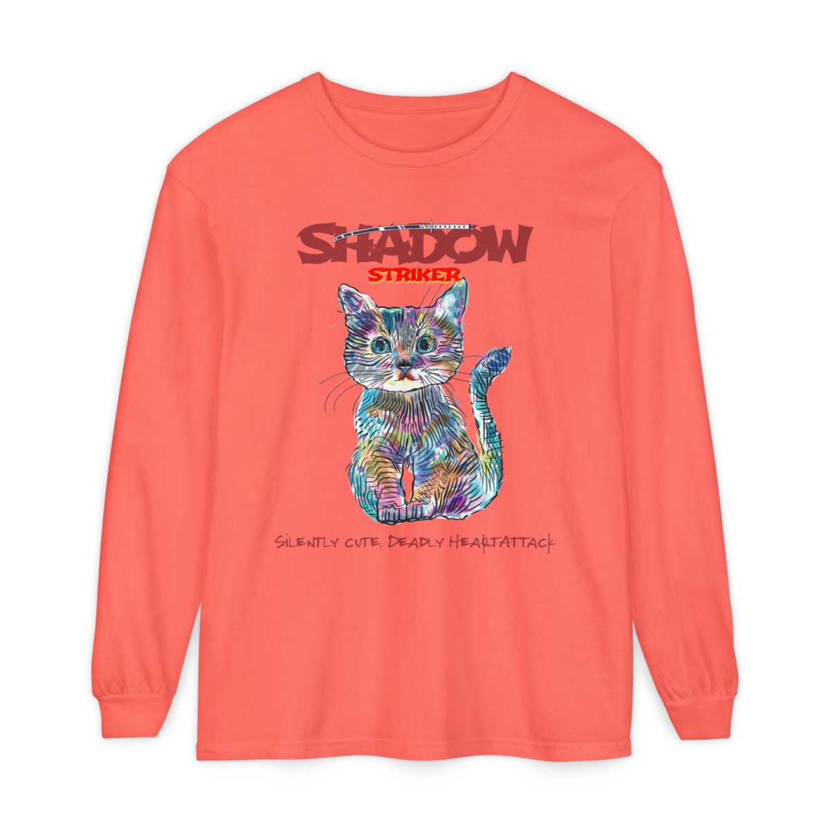 Shadow Striker Unisex Garment-dyed Long Sleeve T-Shirt - Image 9