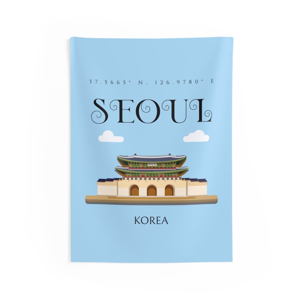 Seoul Indoor Wall Tapestries