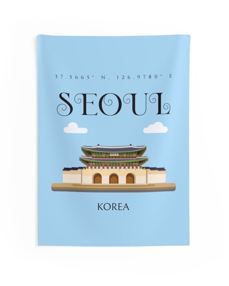 Seoul Indoor Wall Tapestries
