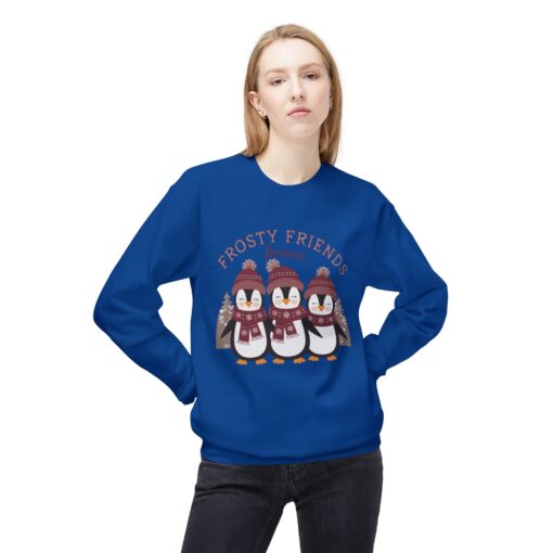 Frosty friends forever  Unisex Midweight Softstyle Fleece Crewneck Sweatshirt - Image 27