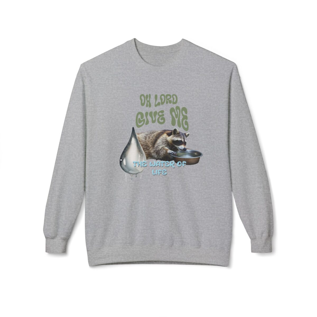 The water of life Unisex Midweight Softstyle Fleece Crewneck Sweatshirt - Image 13