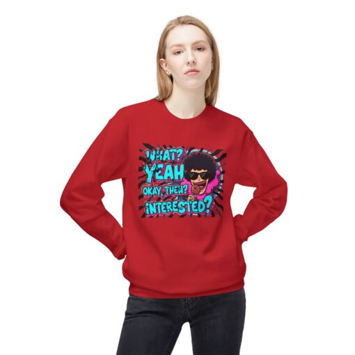Interested? Unisex Midweight Softstyle Fleece Crewneck Sweatshirt - Image 19
