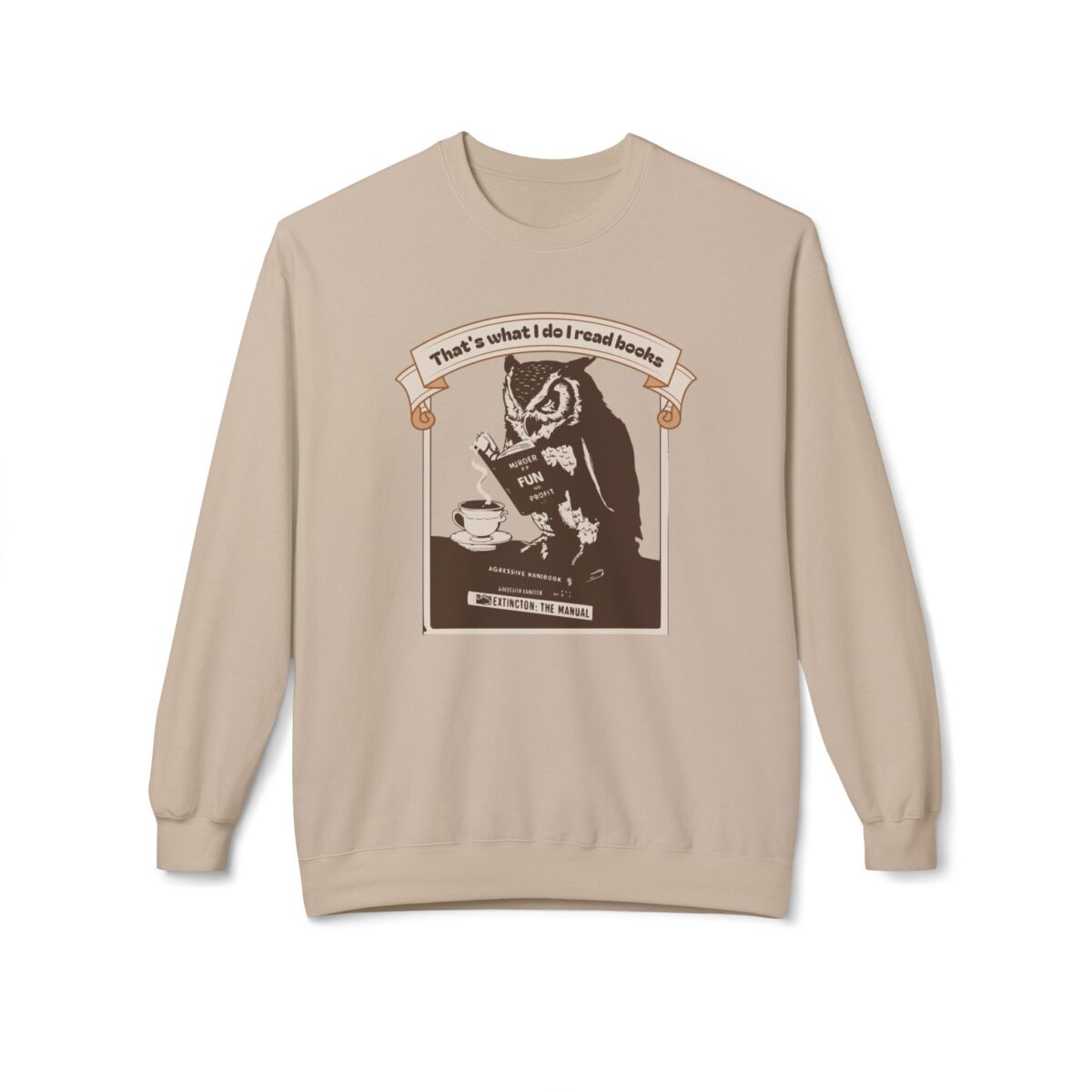 I read books Unisex Midweight Softstyle Fleece Crewneck Sweatshirt - Image 9