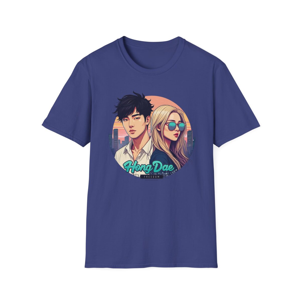 HongDae Freedom Unisex Softstyle T-Shirt - Image 33