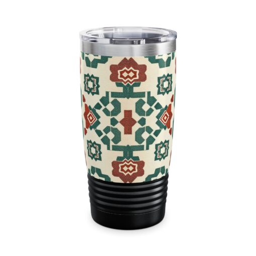 Traditional Korean Geometric Patterns Ringneck Tumbler, 20oz - Image 11