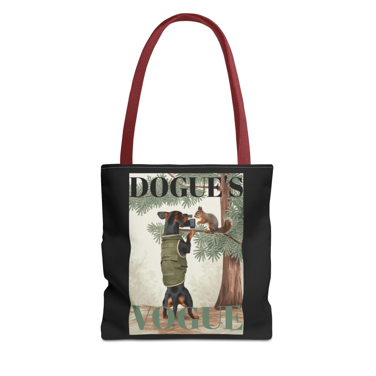 Dogue's Vogue Tote Bag (AOP) - Image 13
