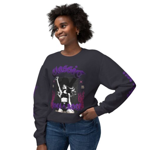 Classic Rock Unisex Lightweight Crewneck Sweatshirt - 2025 Concert Vibes - Image 3