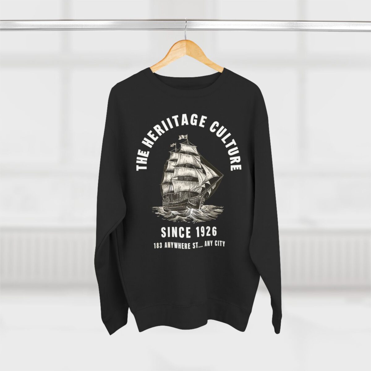 The heritage Culture Unisex Crewneck Sweatshirt - Image 8