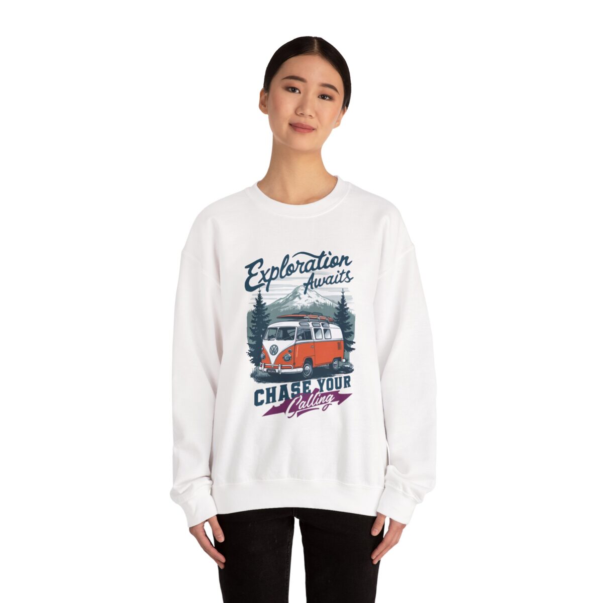 Exploration Awaits Unisex Heavy Blend™ Crewneck Sweatshirt - Image 4