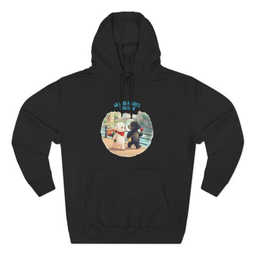 Always together Three-Panel Fleece Hoodie - Image 9