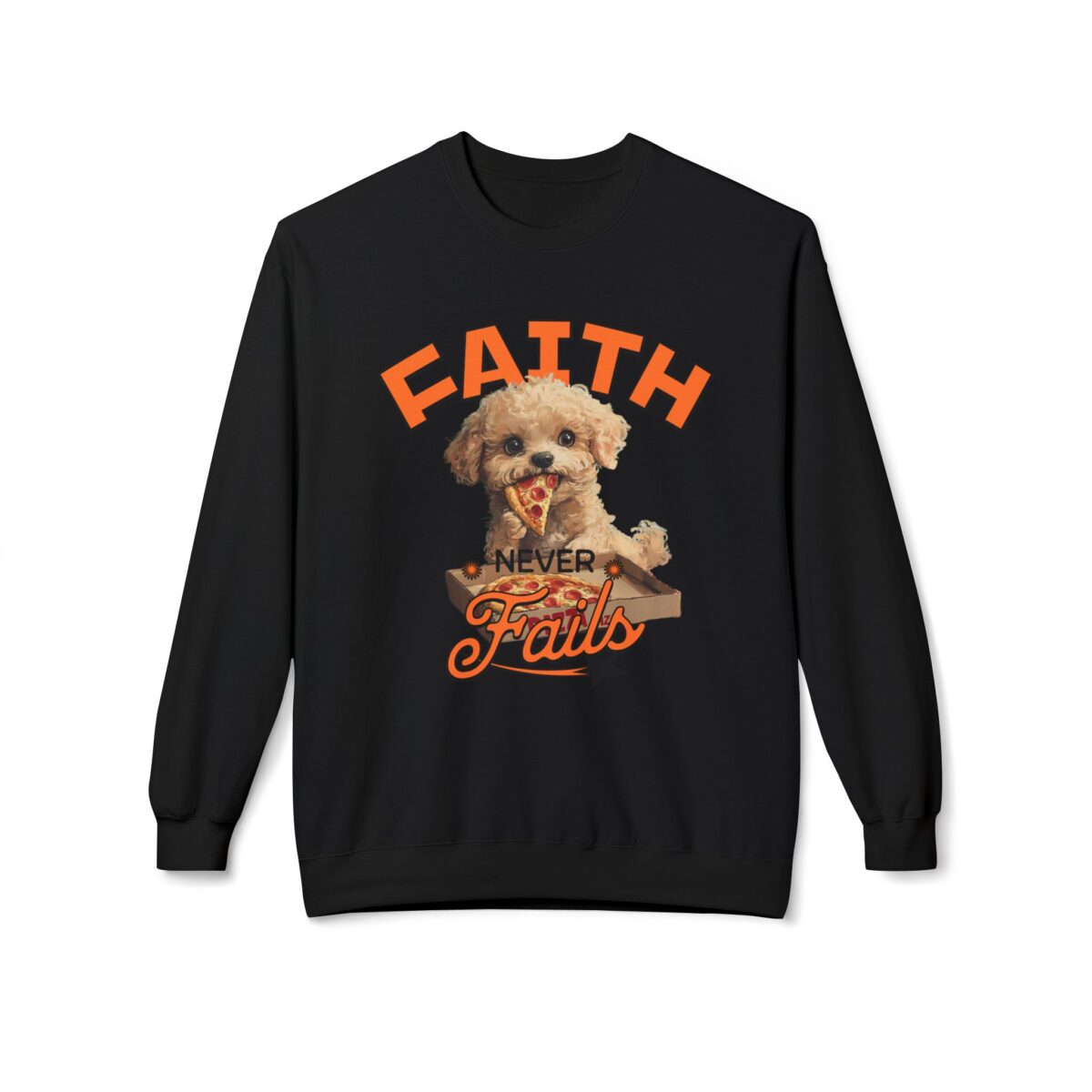 Faith never fails Unisex Midweight Softstyle Fleece Crewneck Sweatshirt - Image 5