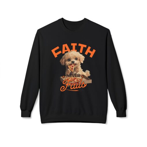 Faith never fails Unisex Midweight Softstyle Fleece Crewneck Sweatshirt - Image 5
