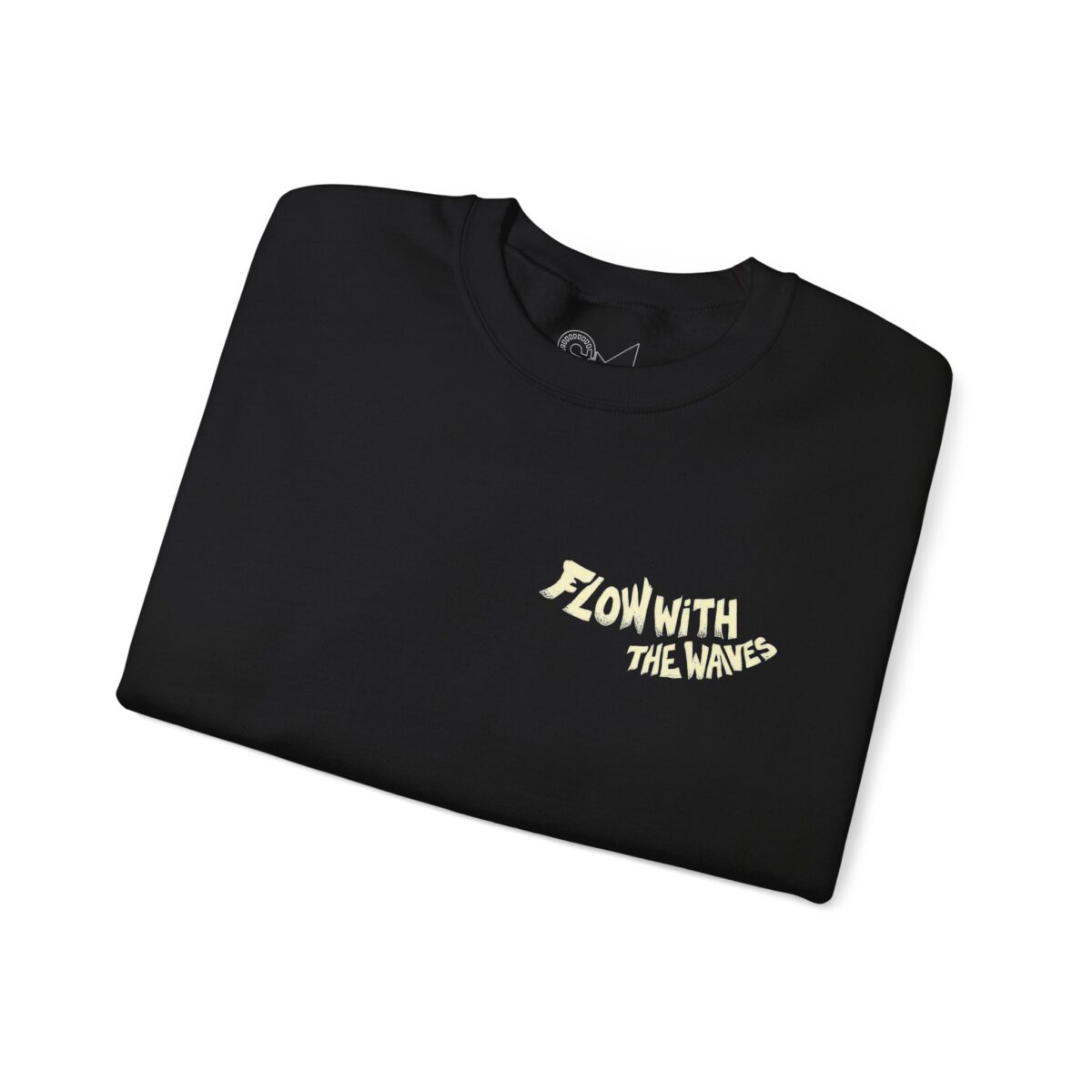 Flow with the waves Unisex Heavy Blend™ Crewneck Sweatshirt - Image 3