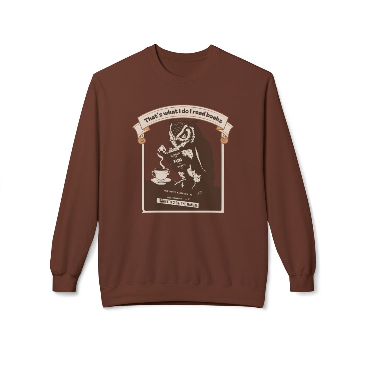 I read books Unisex Midweight Softstyle Fleece Crewneck Sweatshirt - Image 5