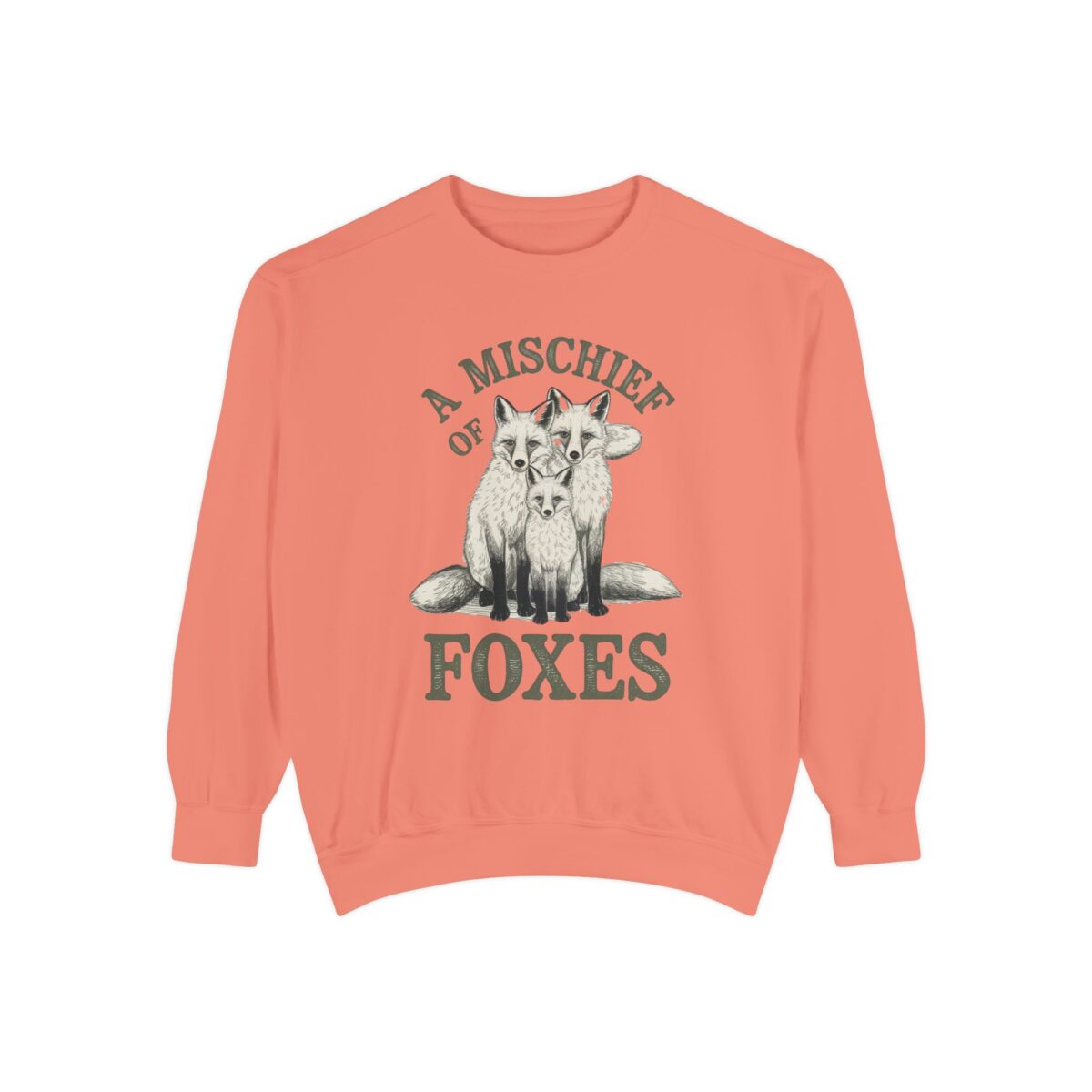 A mischief of Foxes Unisex Garment-Dyed Sweatshirt - Image 5