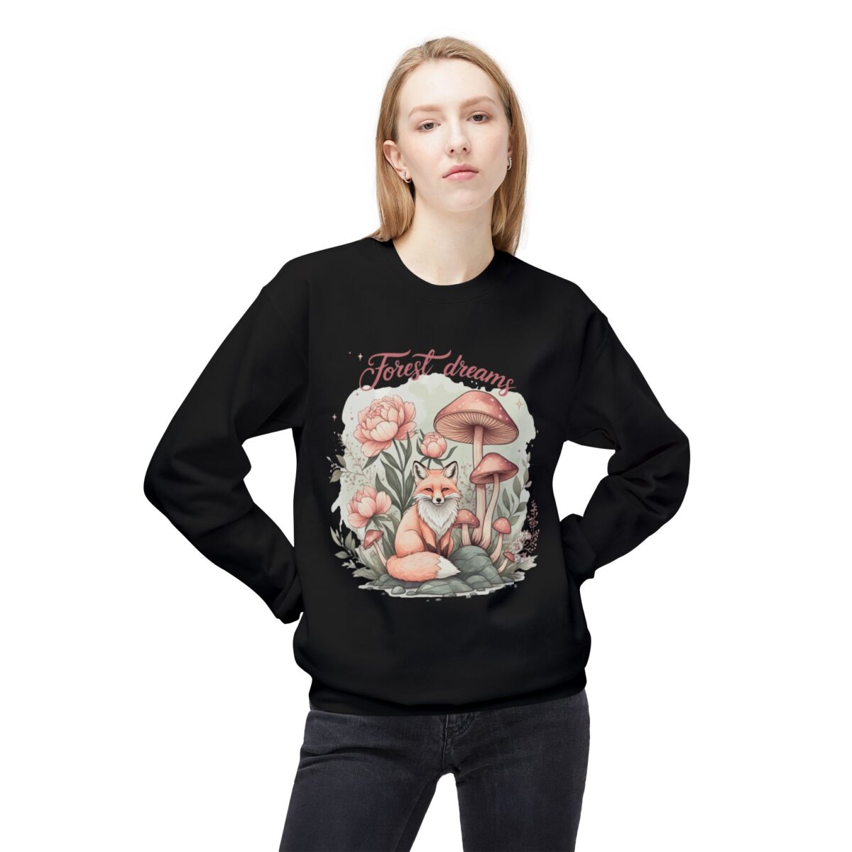 Forest dream Unisex Midweight Softstyle Fleece Crewneck Sweatshirt - Image 7