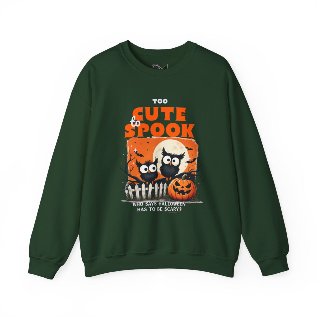 Too cute to spook Unisex Heavy Blend™ Crewneck Sweatshirt - Image 9