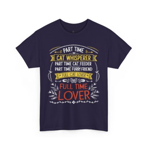 Cat whisperer Unisex Heavy Cotton Tee - Image 11