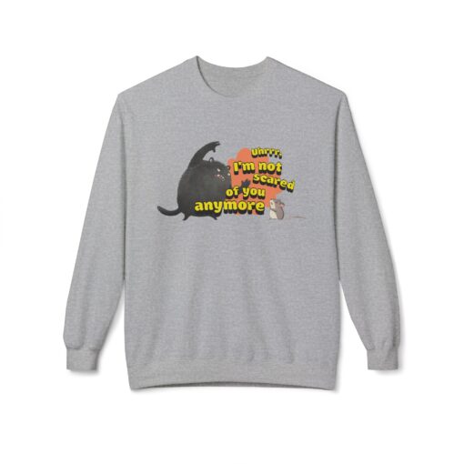 I'm not scared of you anymore Unisex Midweight Softstyle Fleece Crewneck Sweatshirt - Image 5