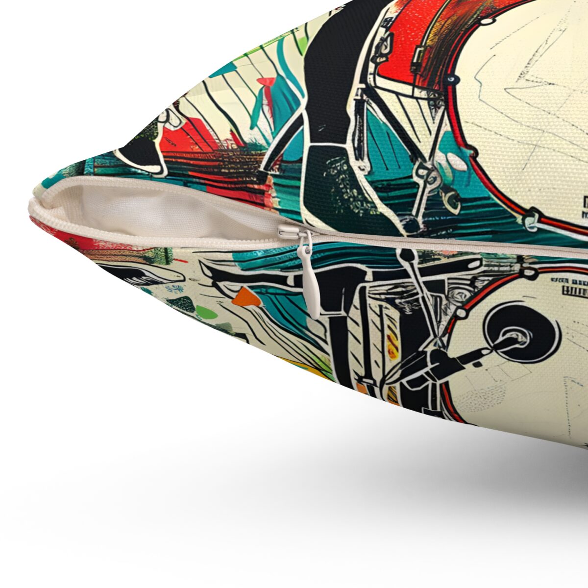Rock Band Spun Polyester Square Pillow - Image 12