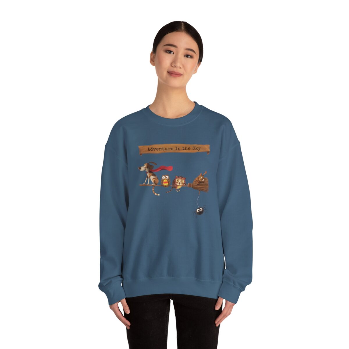 Adventure in the sky Unisex Heavy Blend™ Crewneck Sweatshirt - Image 20