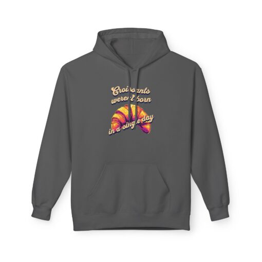 Croissants weren't born in a single day Unisex Midweight Softstyle Fleece Hoodie - Image 21