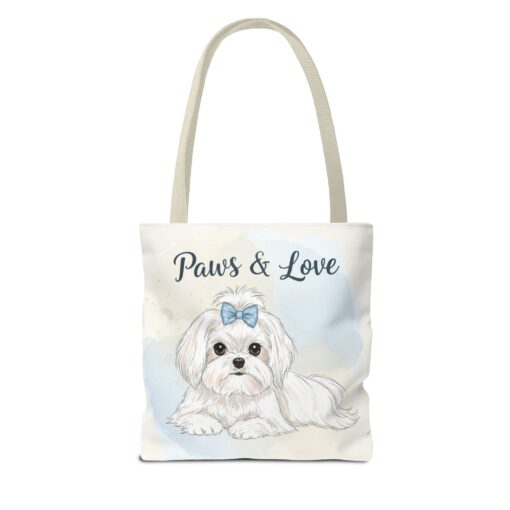 Paws & Love Dog Tote Bag - Cute Pet Lover's Carryall - Image 14