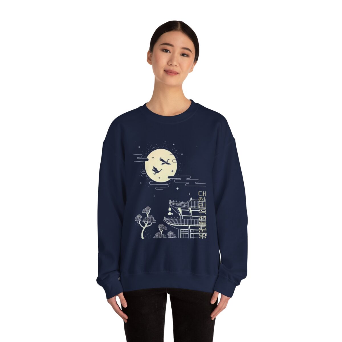 Korean traditional art Unisex Heavy Blend™ Crewneck Sweatshirt - Image 12