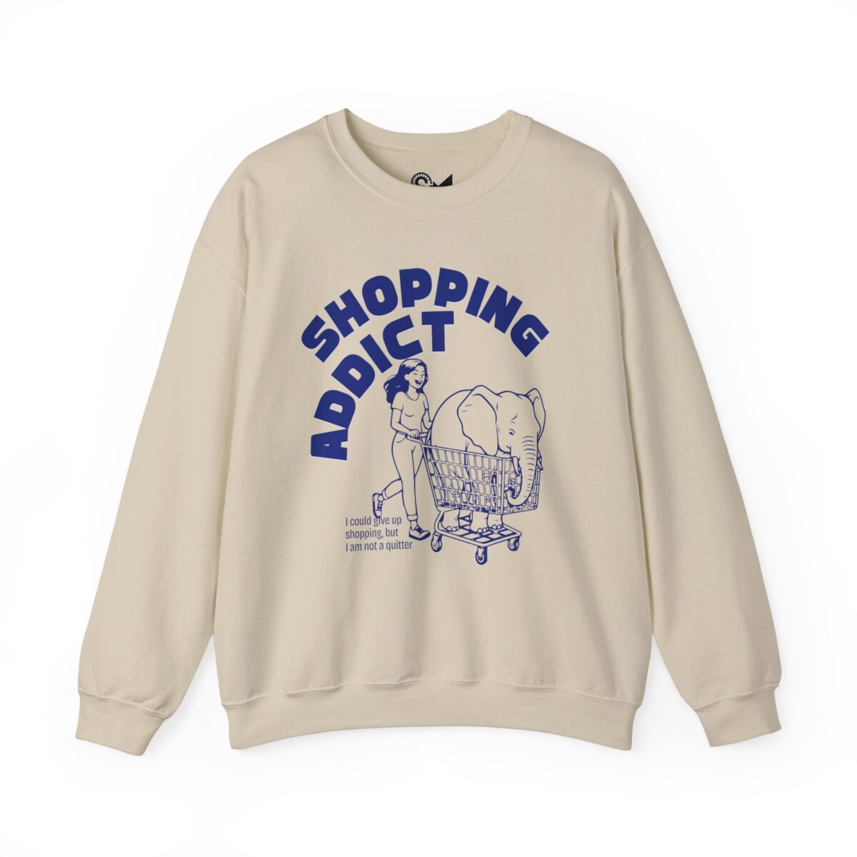 Shopping addict Unisex Heavy Blend™ Crewneck Sweatshirt - Image 9