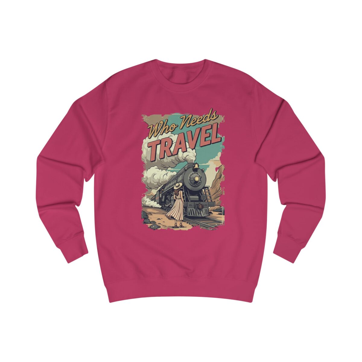 Who needs travel Unisex Sweatshirt - Image 11