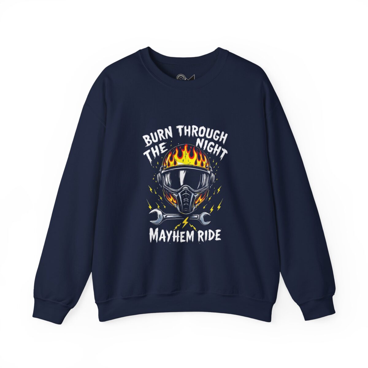 Burn through the night Unisex Heavy Blend™ Crewneck Sweatshirt - Image 9