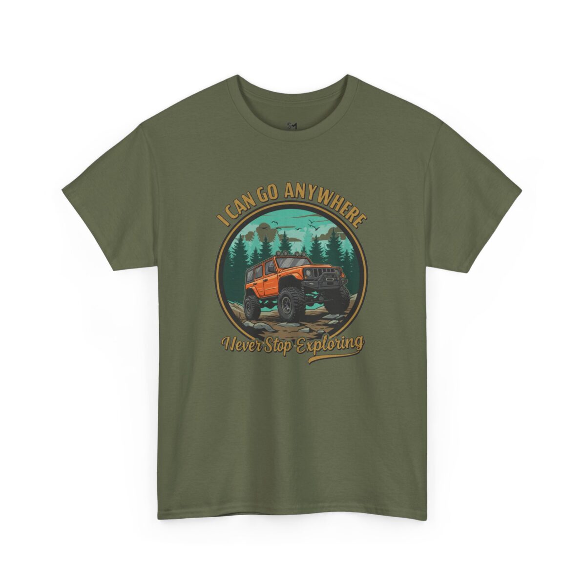 I can go anywhere Unisex Heavy Cotton Tee - Image 23