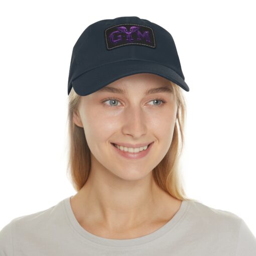 GYM Hat with Leather Patch (Rectangle) - Image 8