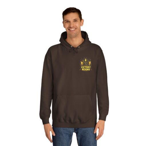 Victory reigns Unisex College Hoodie - Image 3