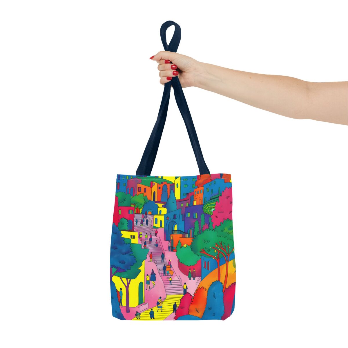 The hillside village in Korea Tote Bag (AOP) - Image 52