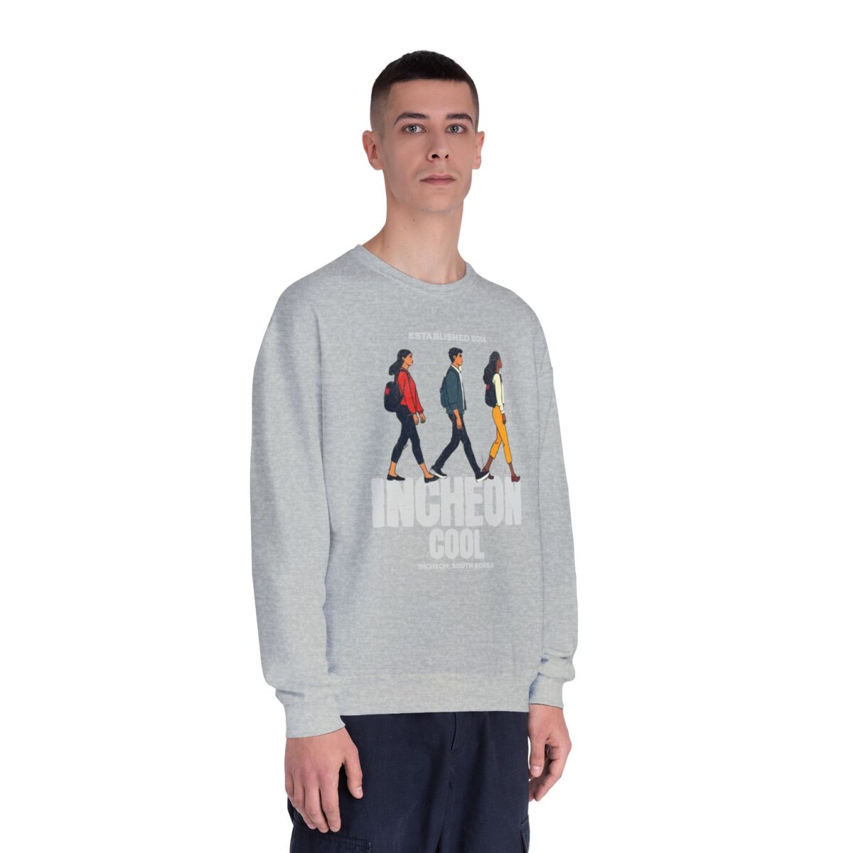 Incheon Cool Unisex NuBlend® Crewneck Sweatshirt - Image 31