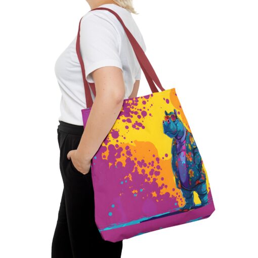 Stylish Hippo Tote Bag (AOP) - Image 24