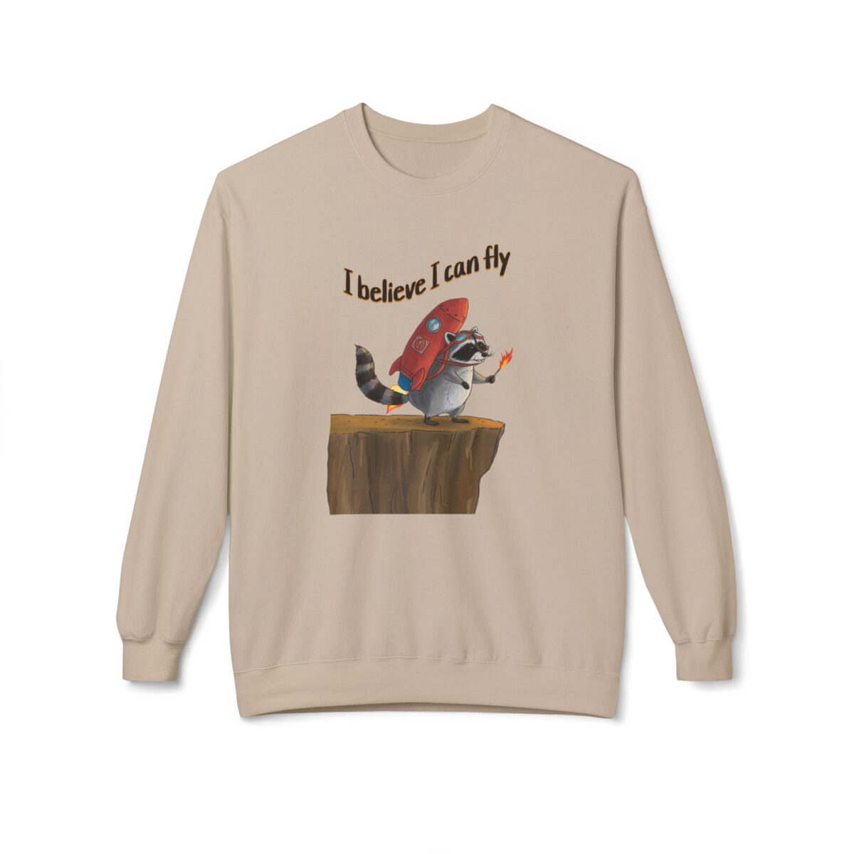 I believe I can fly Unisex Midweight Softstyle Fleece Crewneck Sweatshirt