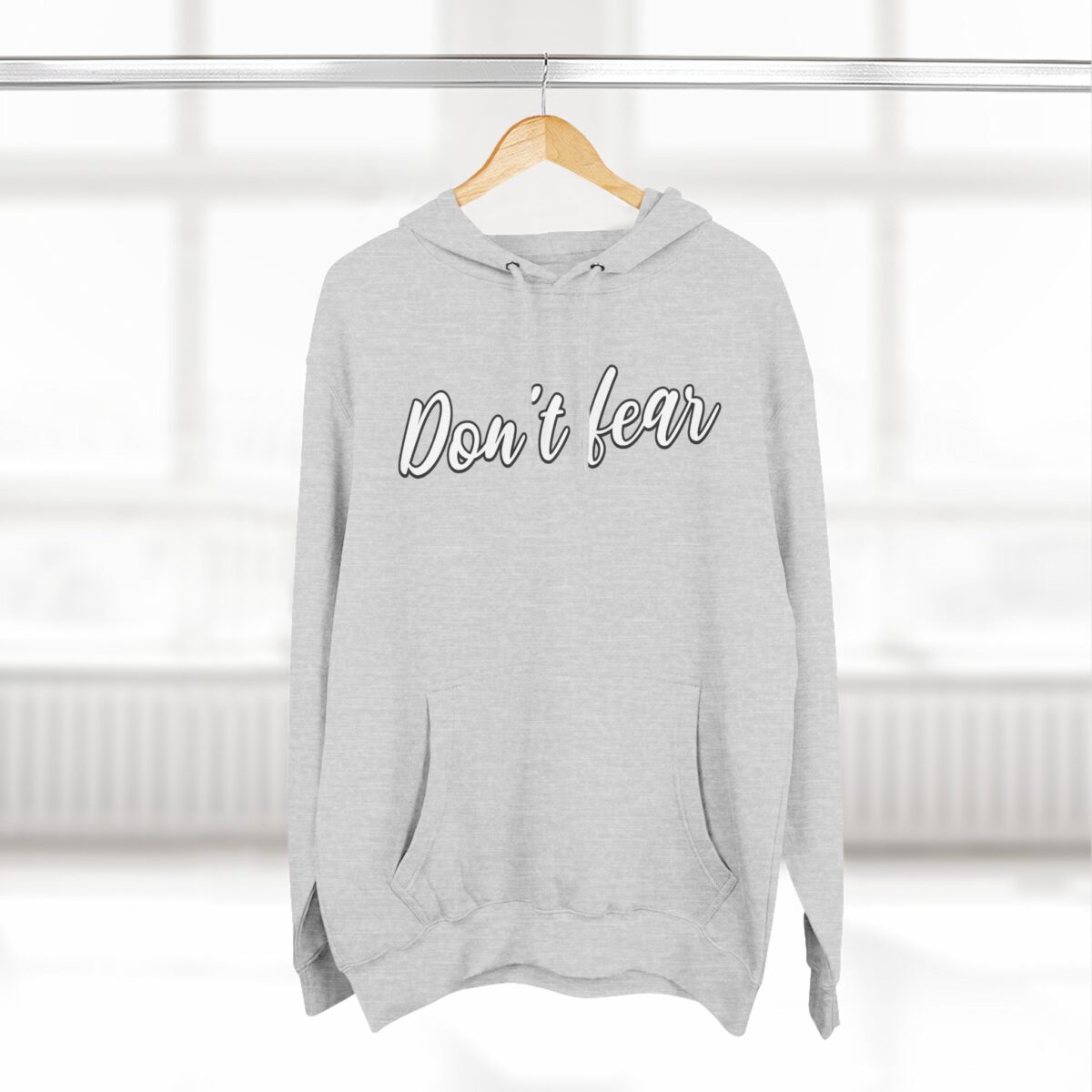 Ride with wave Three-Panel Fleece Hoodie - Image 4