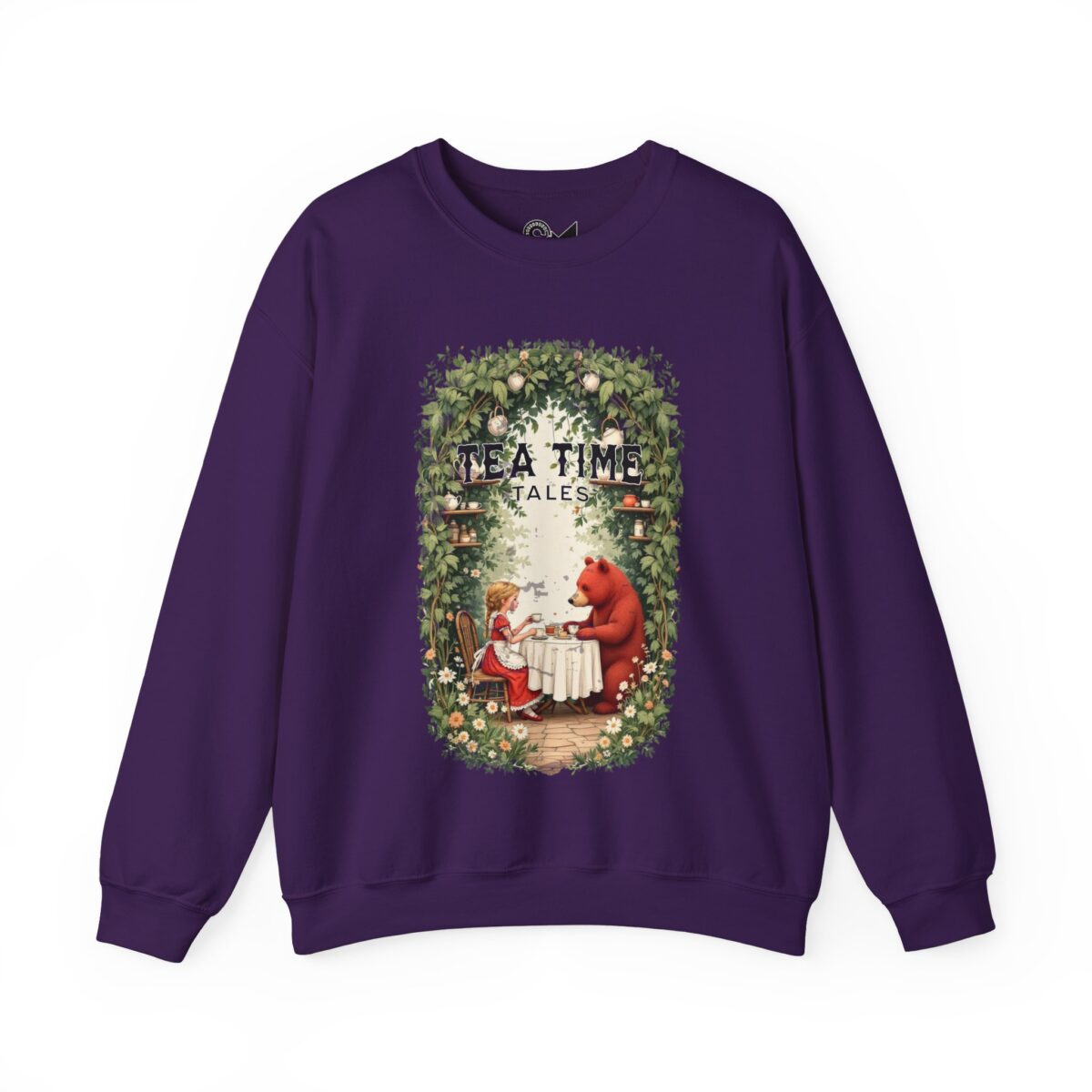 Tea time tales Unisex Heavy Blend™ Crewneck Sweatshirt - Image 37