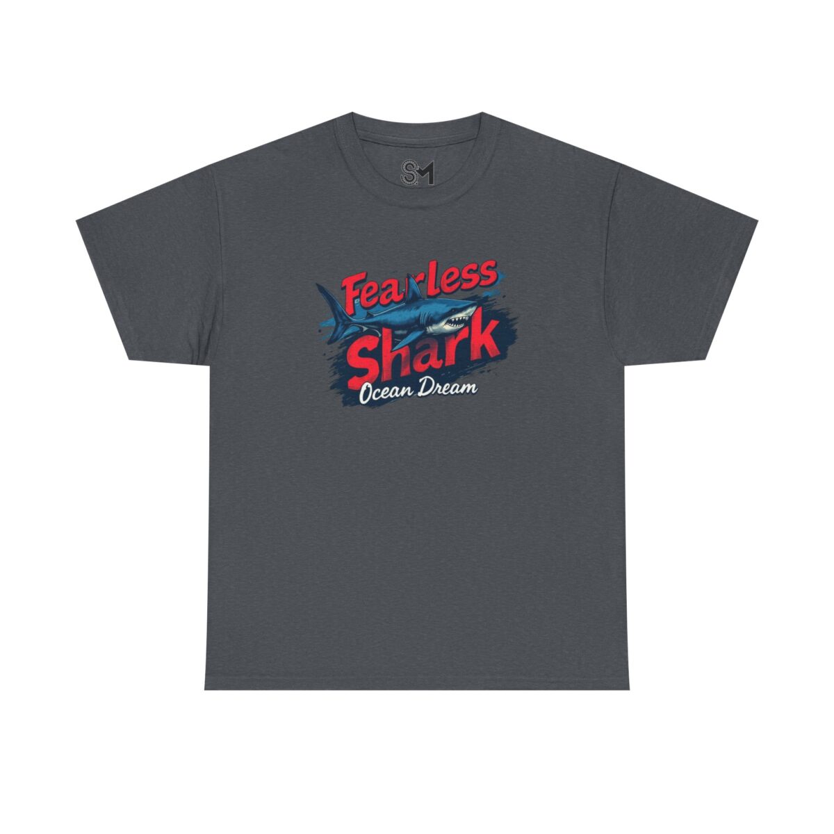 Fearless shark Unisex Heavy Cotton Tee - Image 29