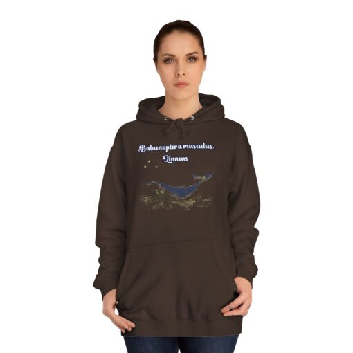 Blue Whale Unisex College Hoodie - Image 4